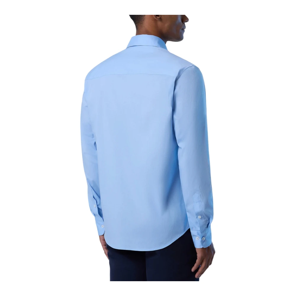 North Sails Lange Mouw Shirt Blue Heren