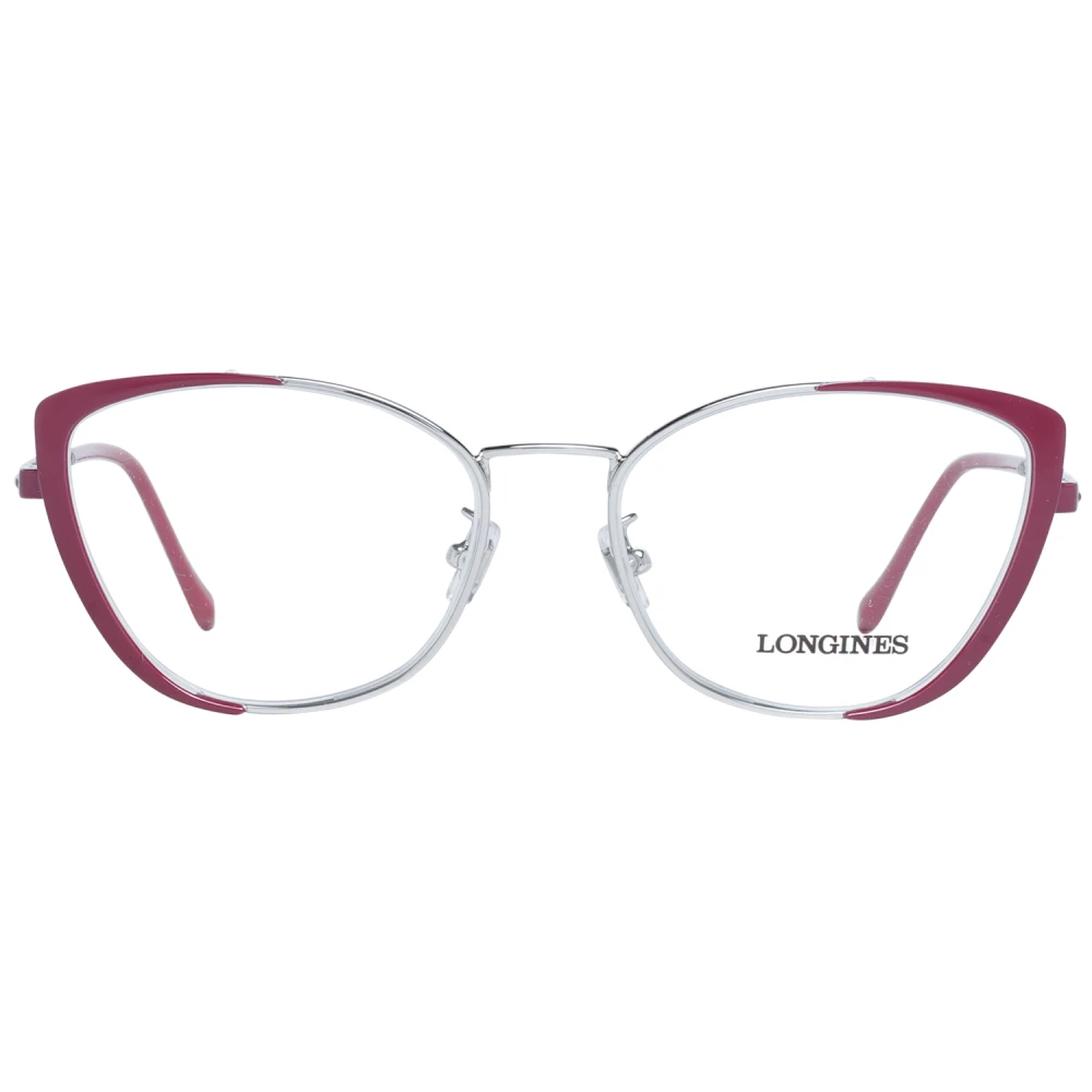 Longines Stijlvolle Bordeauxrode Dames Optische Brillen Red Dames