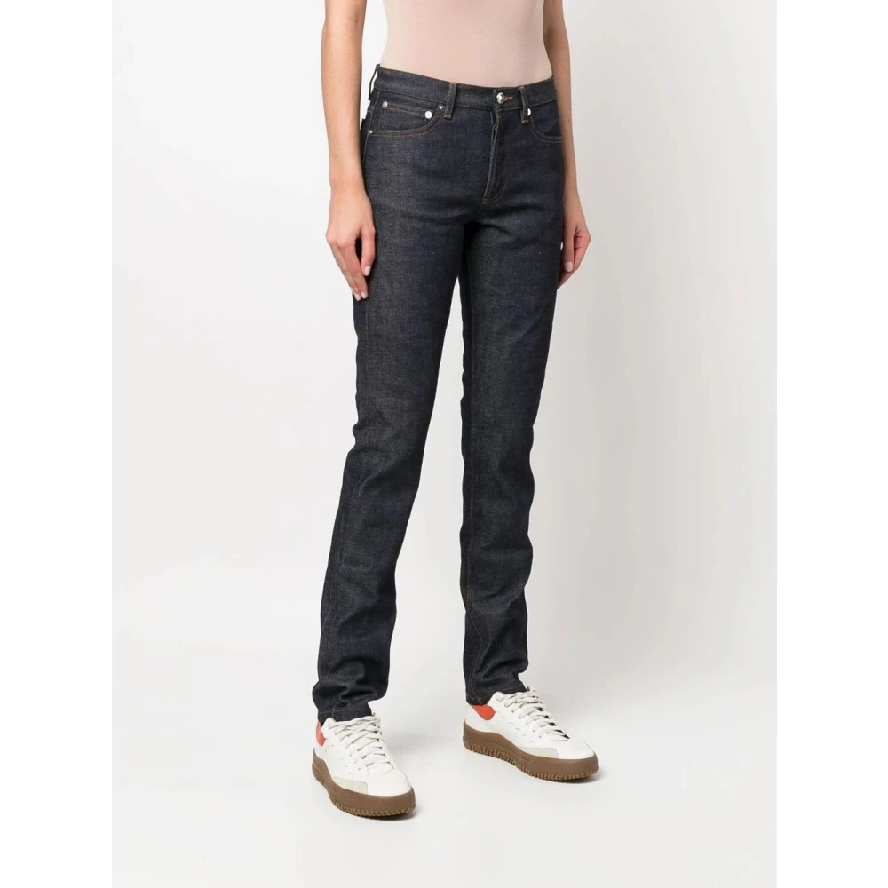 A.p.c. Indigo Standaard Jeans Blue Heren