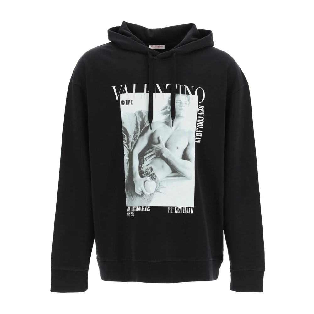 Valentino Grafisch Bedrukte Sweatshirt Black Heren