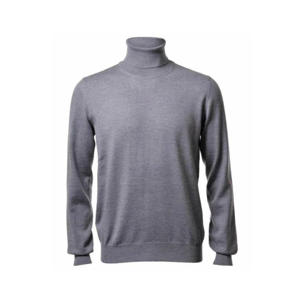 Gran Sasso Merinowollen Trui Gray Heren