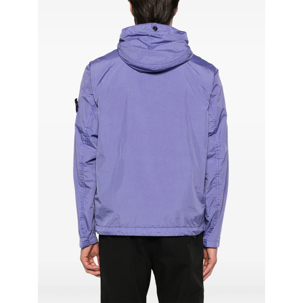 Stone Island Stijlvolle Kledingcollectie voor Mannen Purple Heren