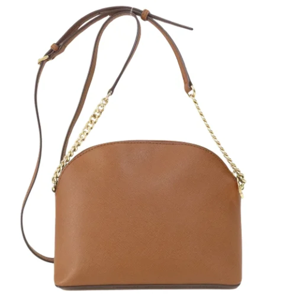 Michael Kors Pre-owned Leather shoulder-bags Brown Dames