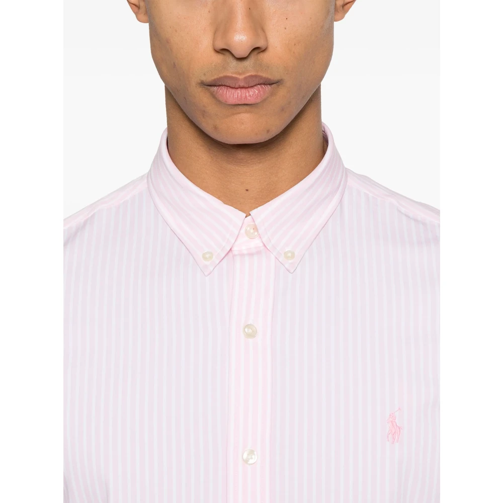 Polo Ralph Lauren Roze Button-Down Shirt met Pony Logo Pink Heren