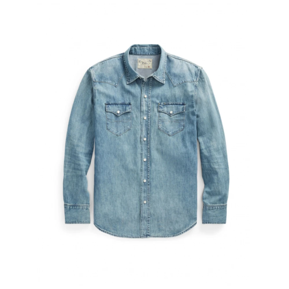 Polo Ralph Lauren Uomo Blu Magliette, M, New,