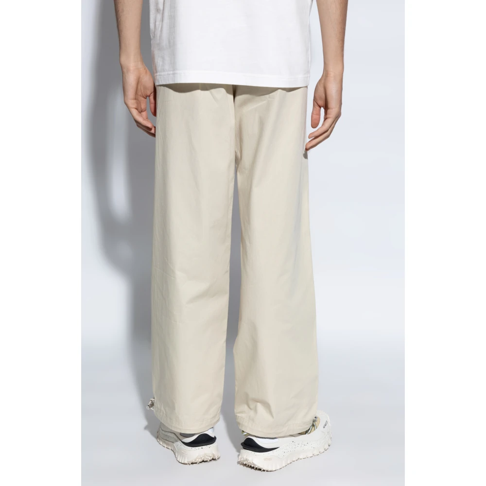 Moncler Wijdvallende broek Beige Heren