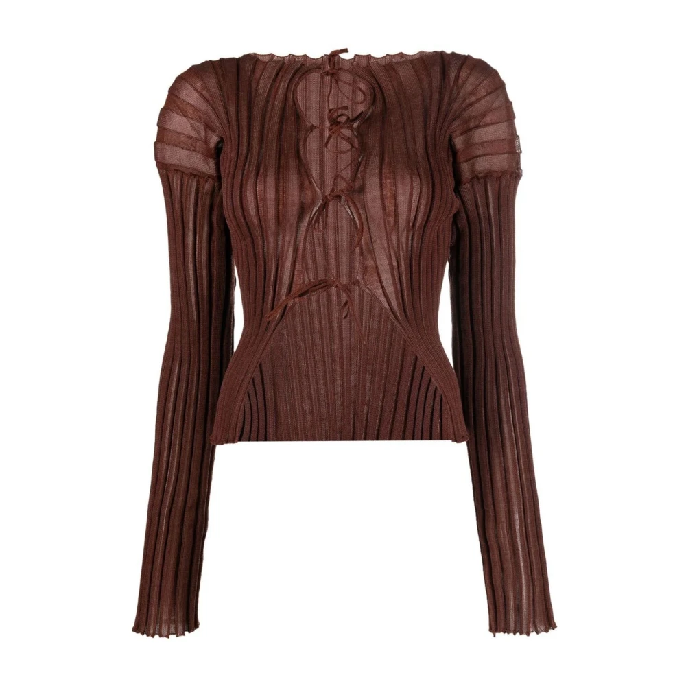 A. Roege Hove Long Sleeve Tops Brown Dames