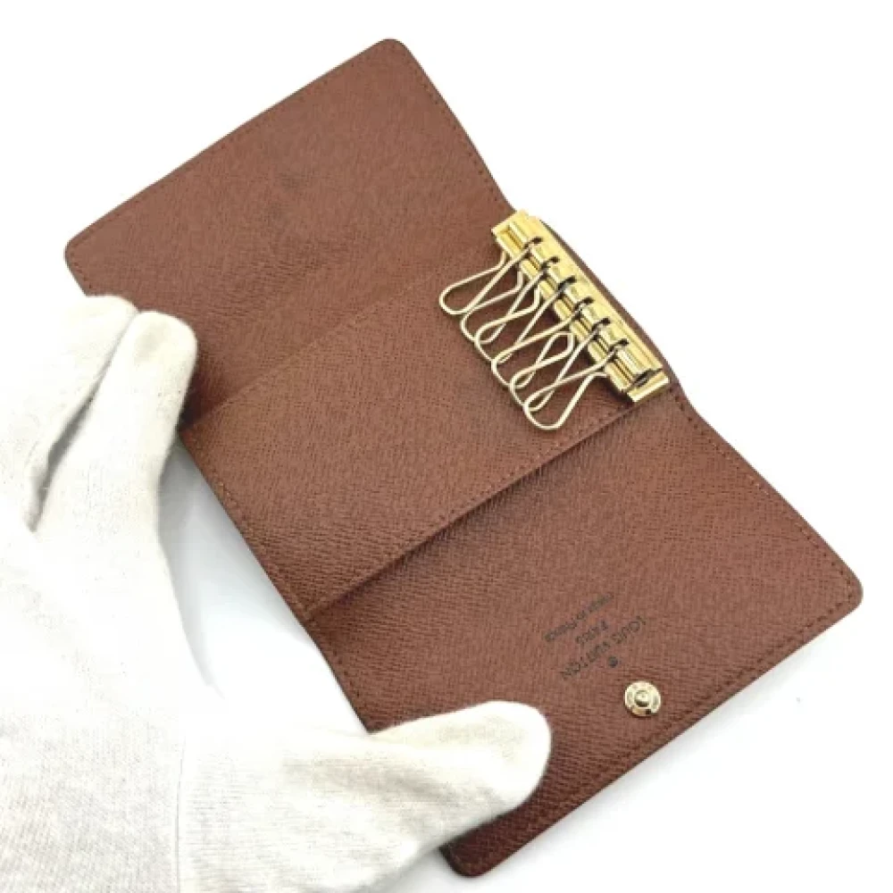 Louis Vuitton Vintage Pre-owned Fabric key-holders Brown Dames