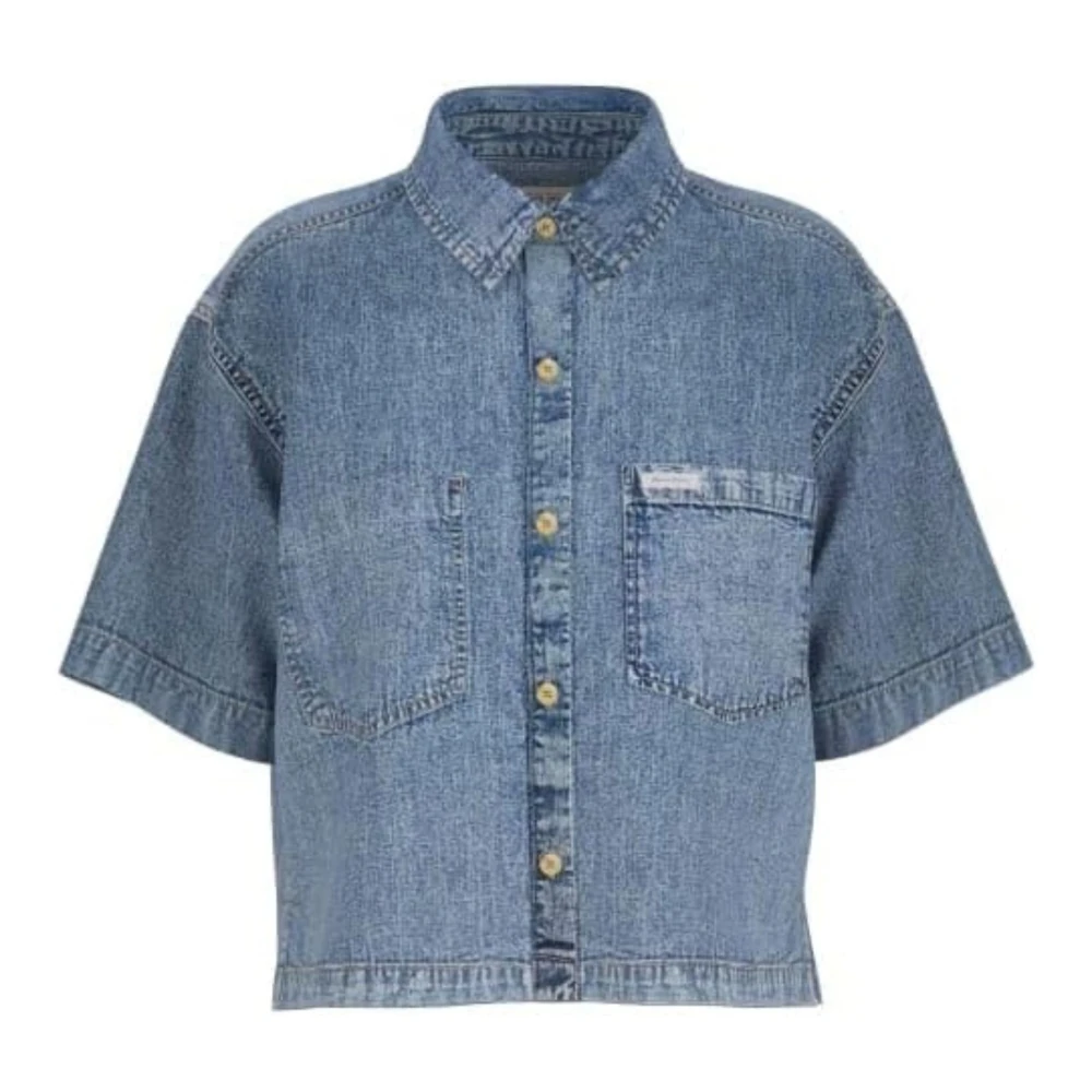Blouses & Shirts > Denim Shirts - - Guess - Modalova