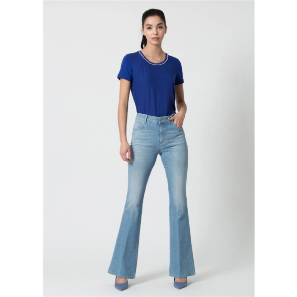 Kocca Vintage Flared Jeans voor vrouwen Blue Dames