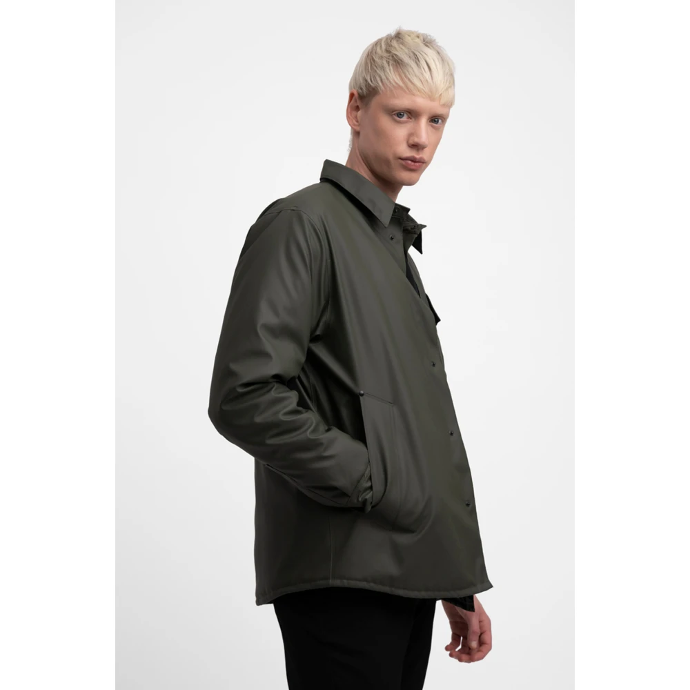 Stutterheim Waterdichte Winter Overshirt Jas Green Heren
