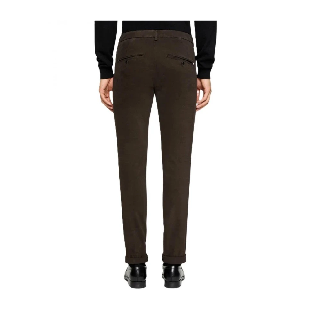 Dondup Katoenen Casual Broek Brown Heren