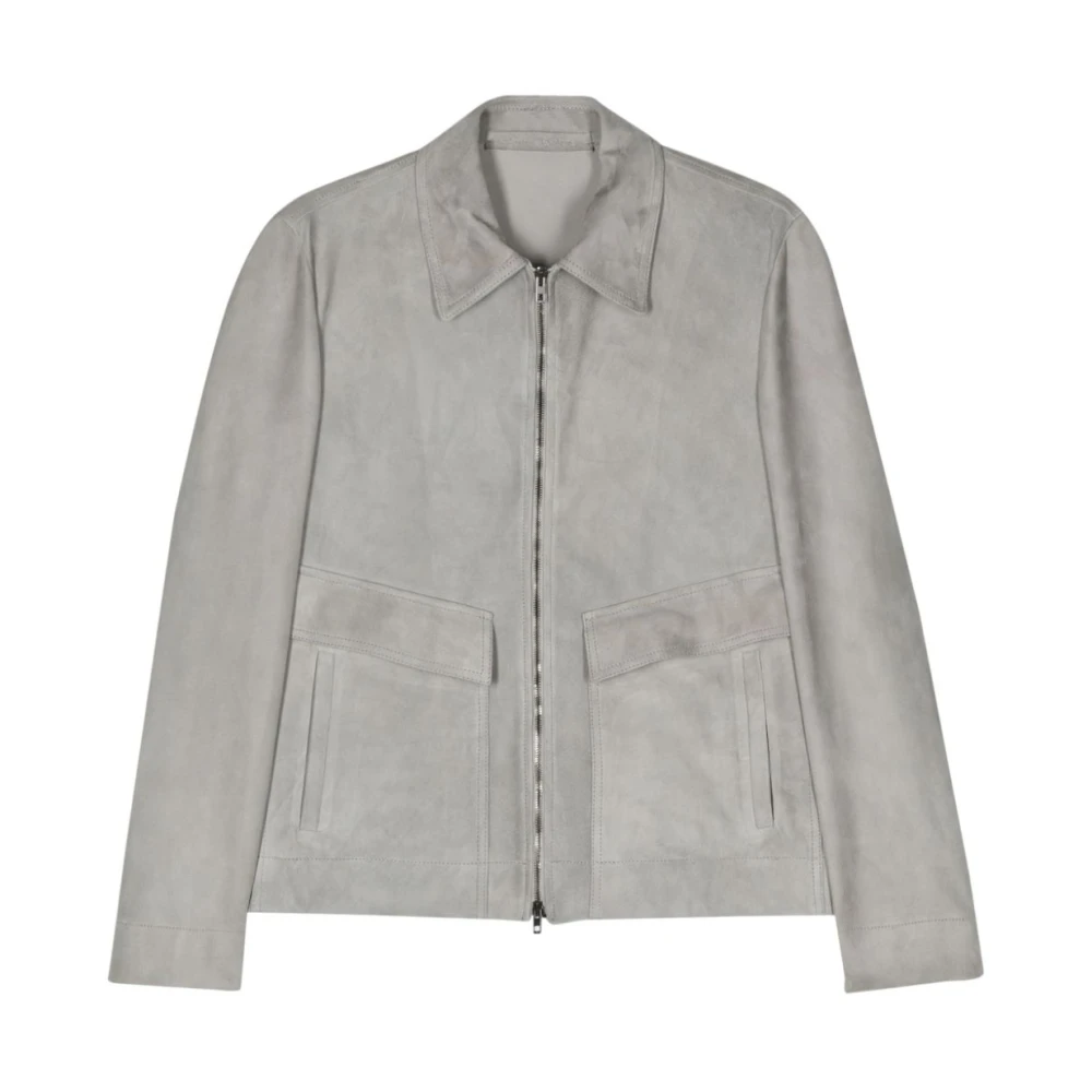 Salvatore Santoro Stijlvolle Jassen Collectie Gray Heren