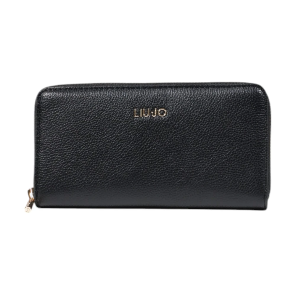 Liu Jo Stijlvolle Damesportemonnee Lente Zomer Collectie Black Dames