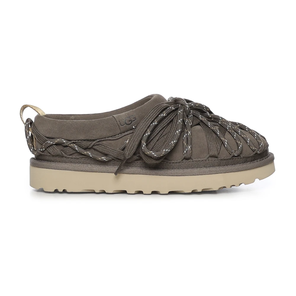 Ugg Women's Gray Tasman Lace - Slippers - 7 Uk - Shoes