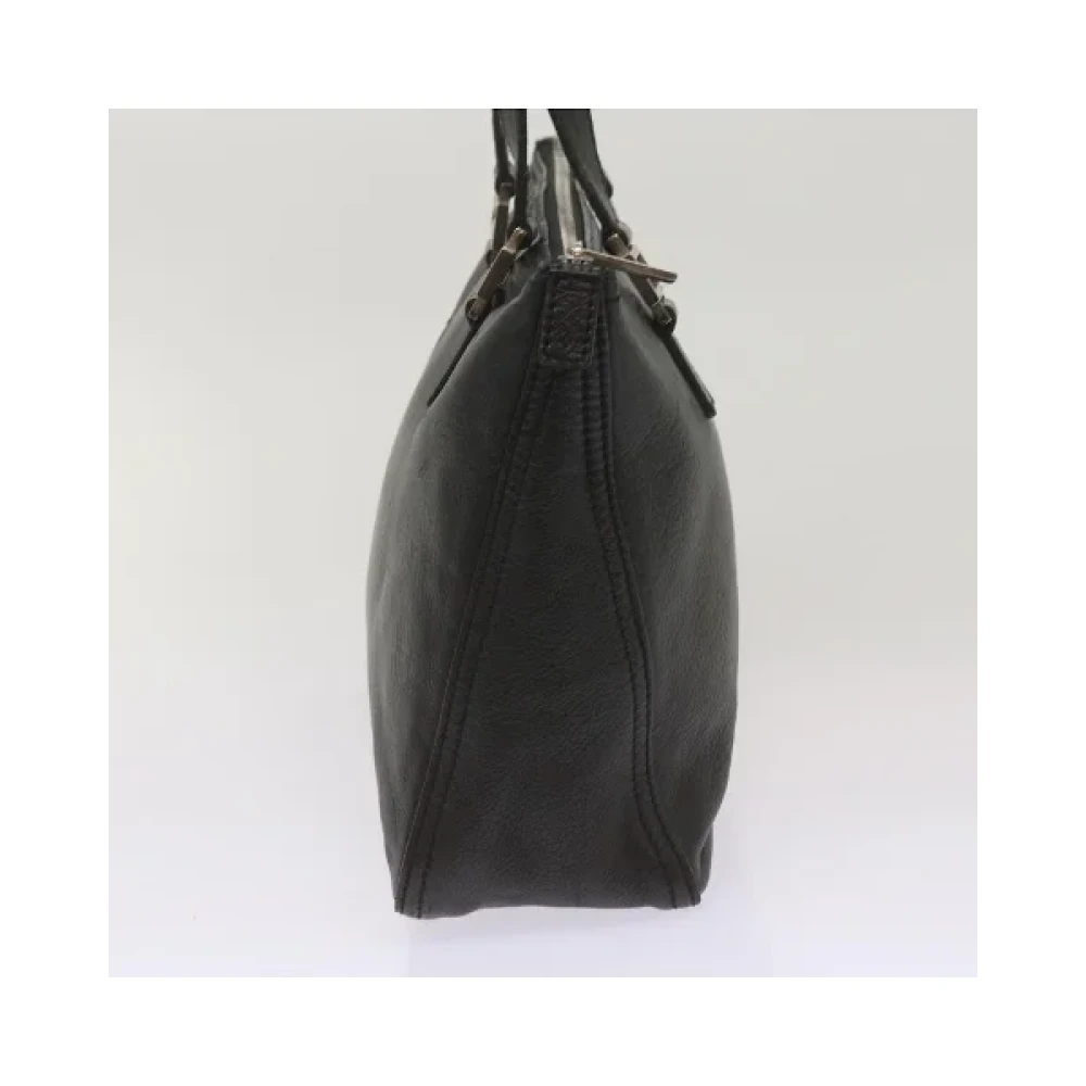 Fendi Vintage Pre-owned Leather handbags Black Dames