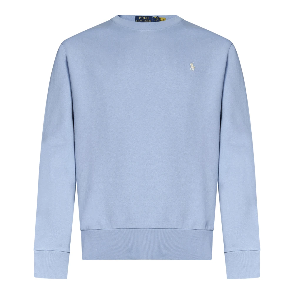 Polo Ralph Lauren Lichtblauwe Sweater met Pony Borduursel Blue Heren