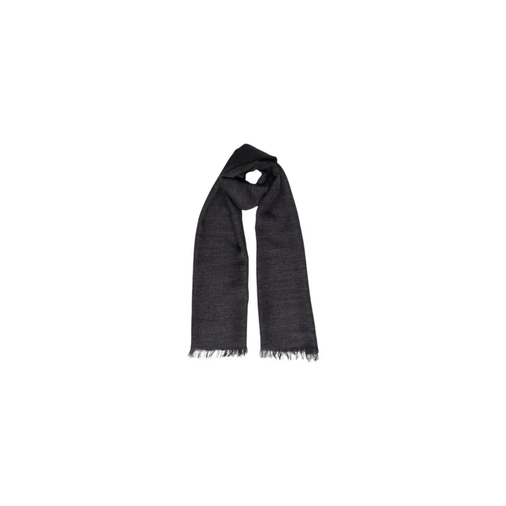Alviero Martini 1a Classe Grijze Wollen Blend Sjaal Model Gray Dames