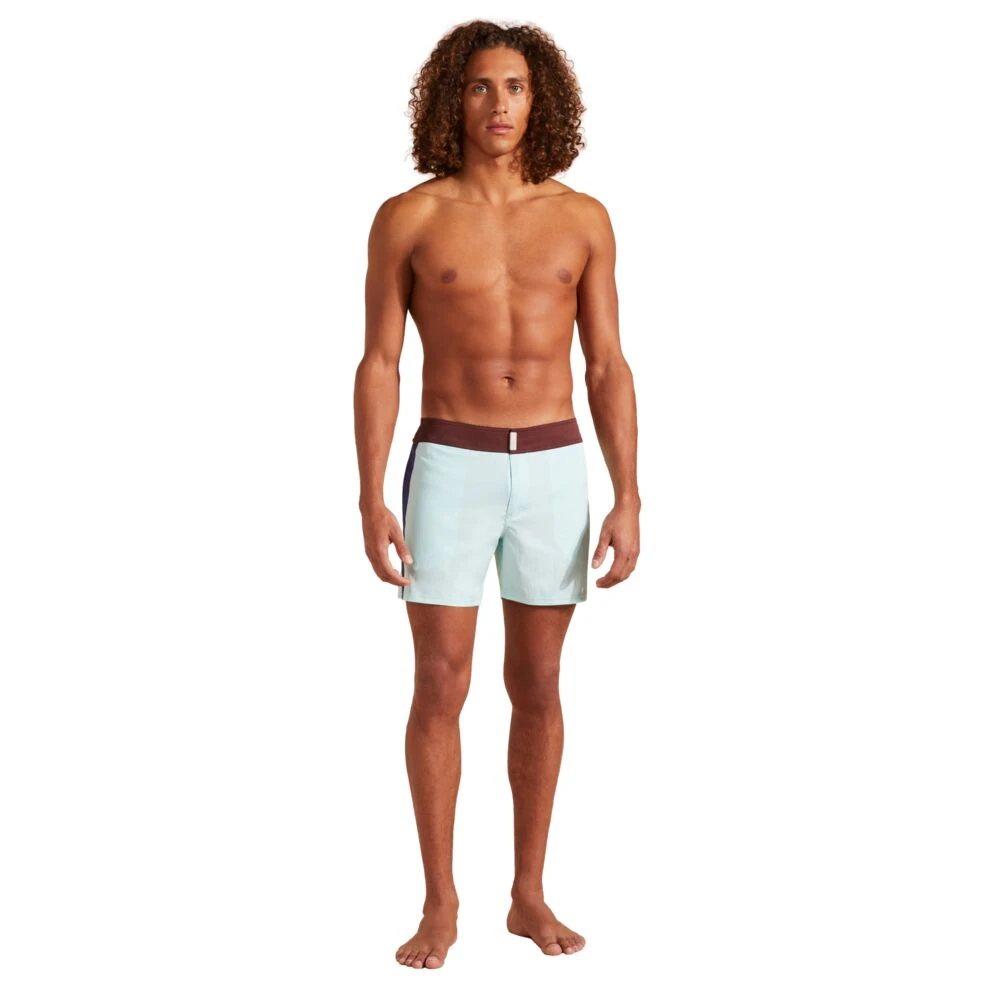 Vilebrequin Kleur blok zwemshorts voor heren Blue Heren