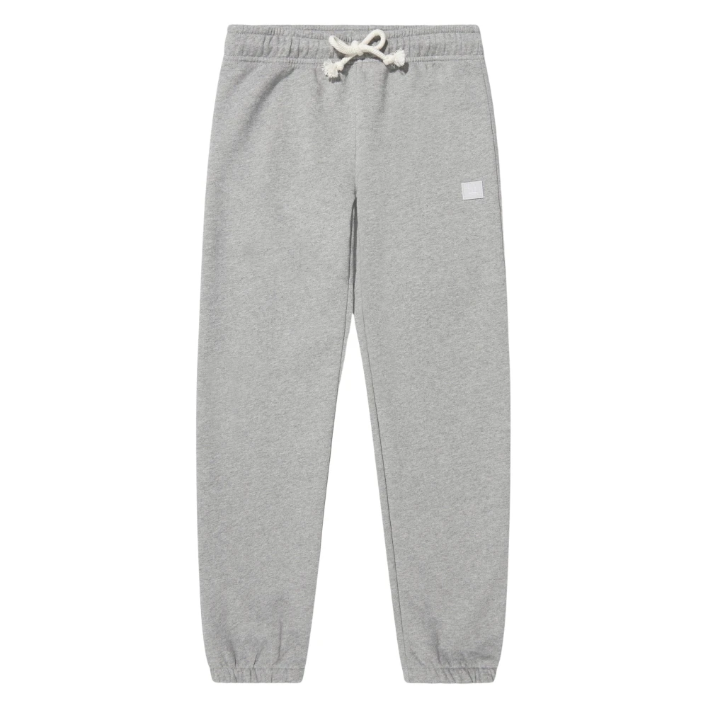Acne Studios Men's Gray Face Patch Joggers