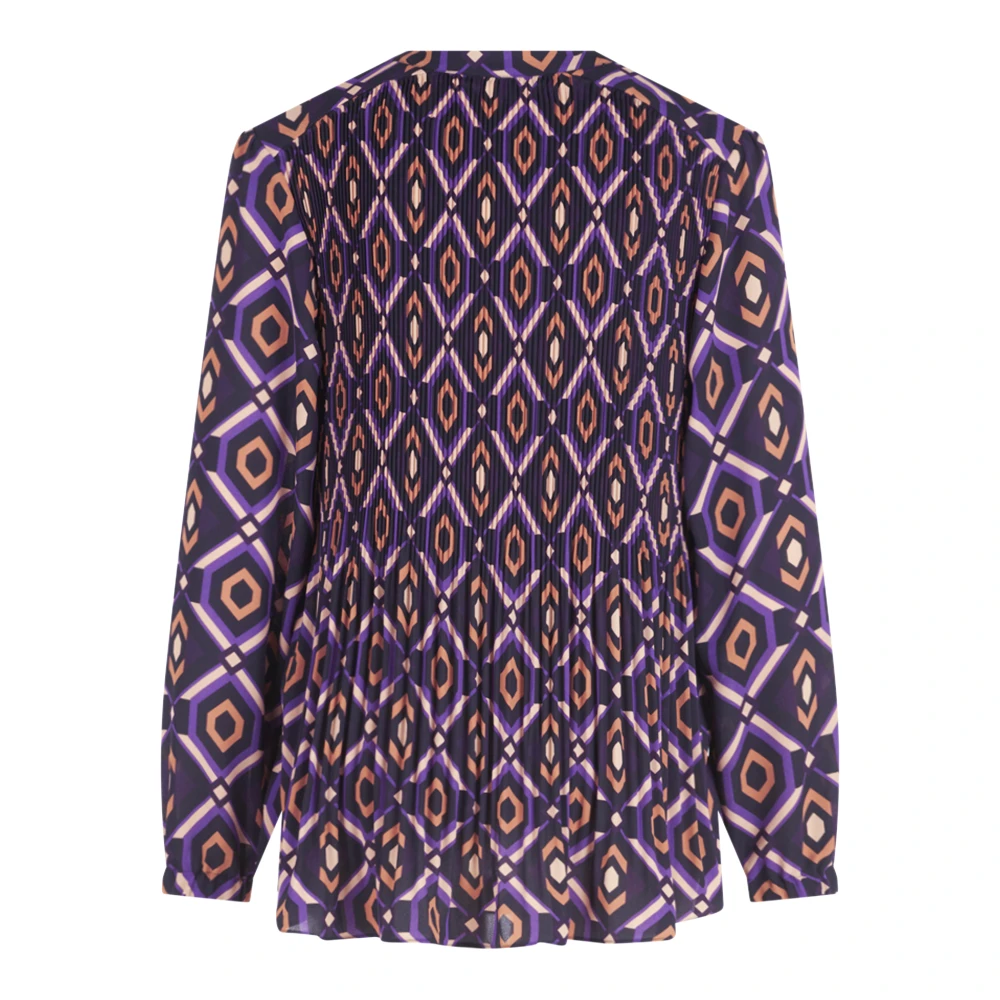 Betty Barclay Geplooide slipblouse Purple Dames