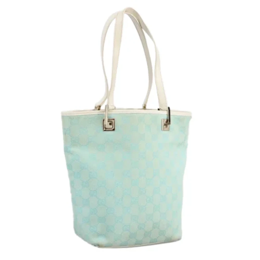 Gucci Vintage Pre-owned Canvas handbags Blue Dames