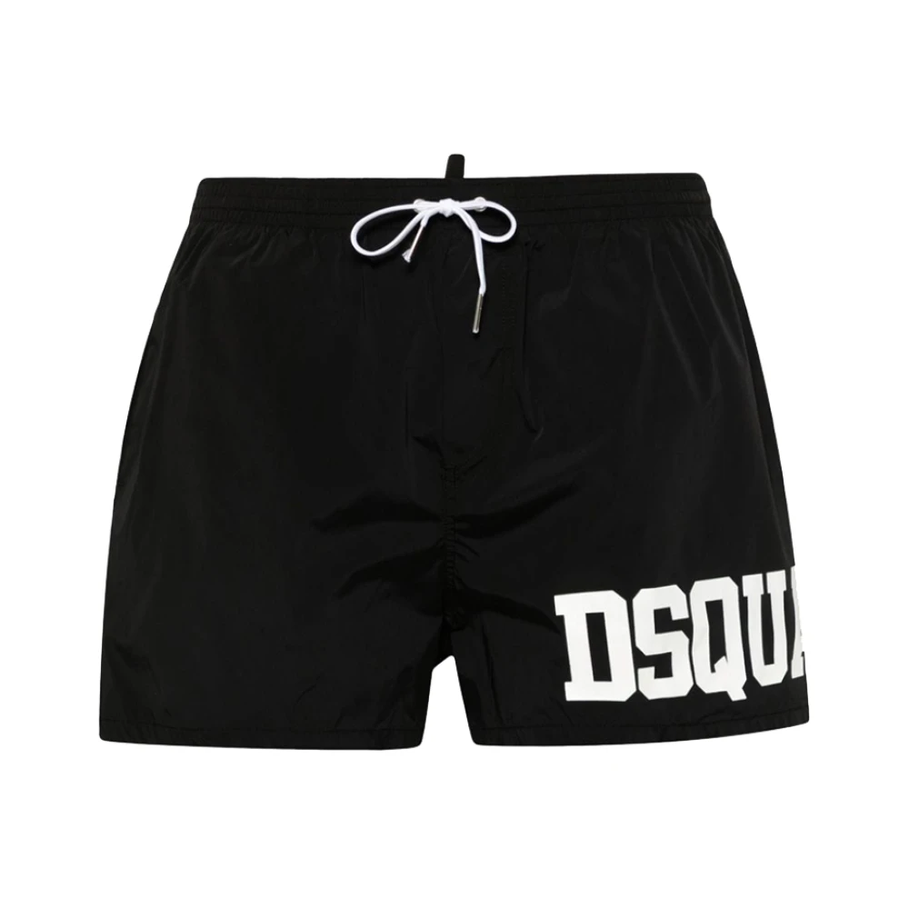 Dsquared2 Zwart Zee Kleding Iconisch Veelzijdig Black Heren