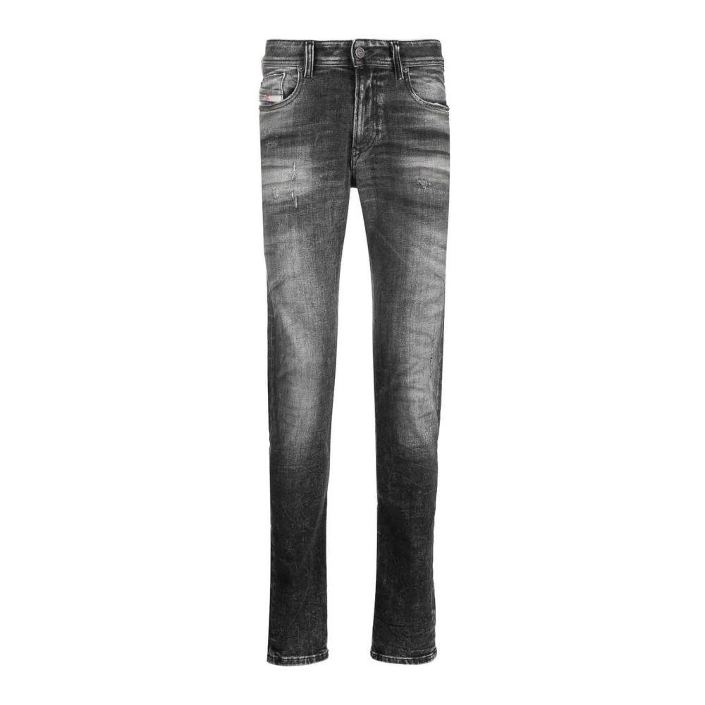 Diesel Men's Gray 5-Pocket Jeans 1979 Sleenker