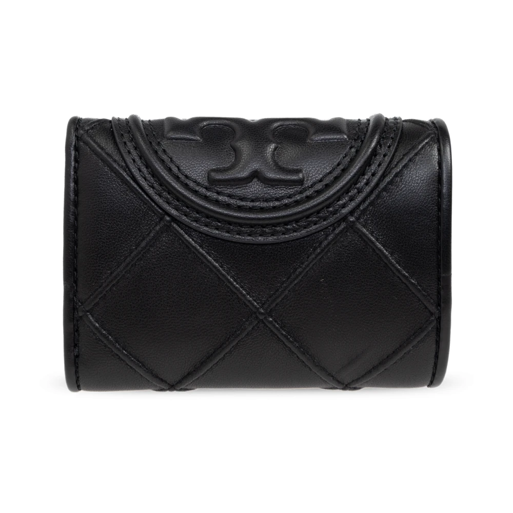 TORY BURCH Stijlvolle Zwarte Leren Crossbody Tas Black Dames