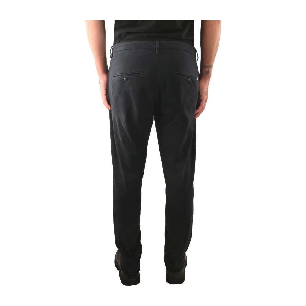 Dondup Blauwe Gaubert Katoenen Broek Blue Heren