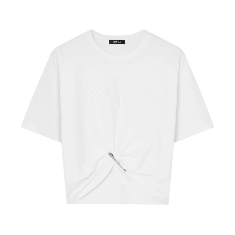 Versace Donna Bianco Top, Xs, New,