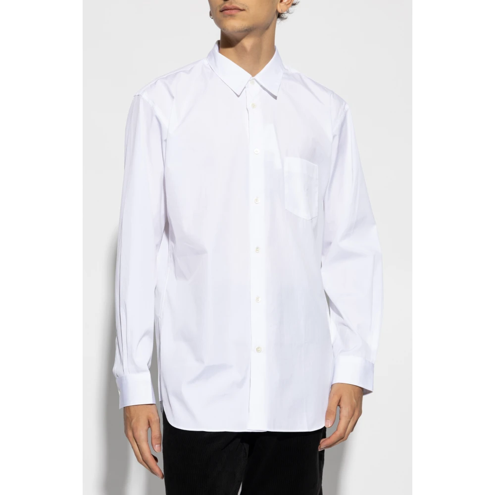 Comme des Garçons Overhemd met zak White Heren
