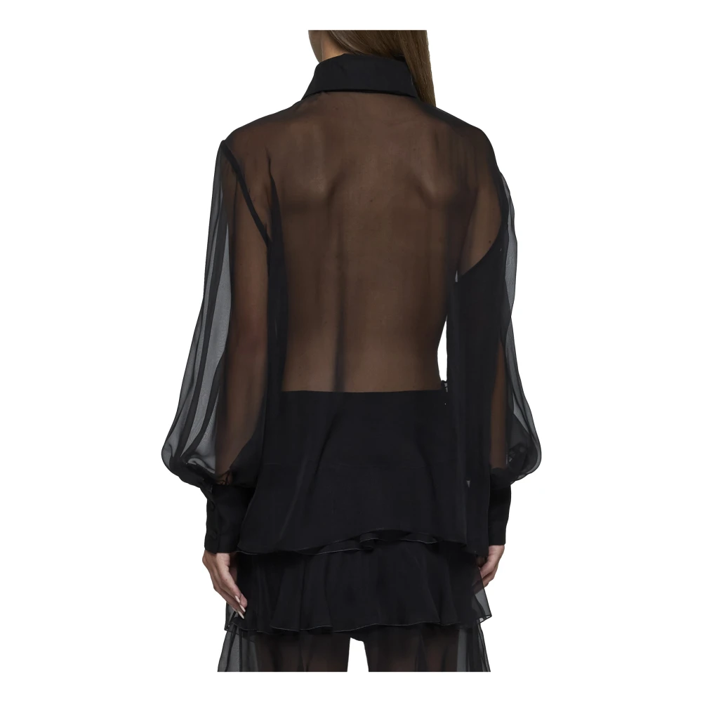 Valentino Zwarte Signature VLogo Oorbellen Black Dames