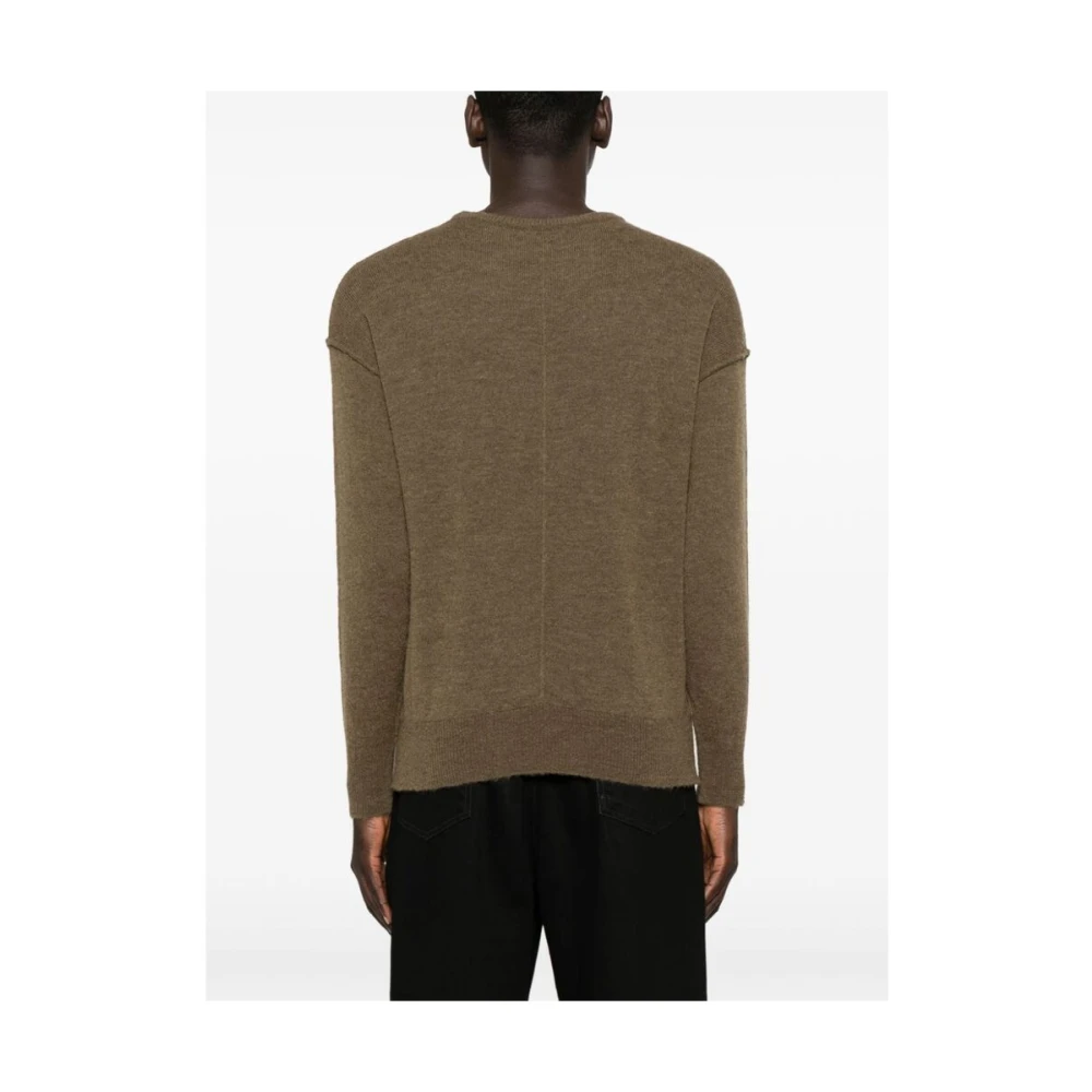 Lemaire Round-neck Knitwear Green Dames