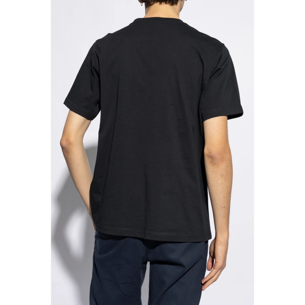 PS By Paul Smith Bedrukt T-shirt Black Heren