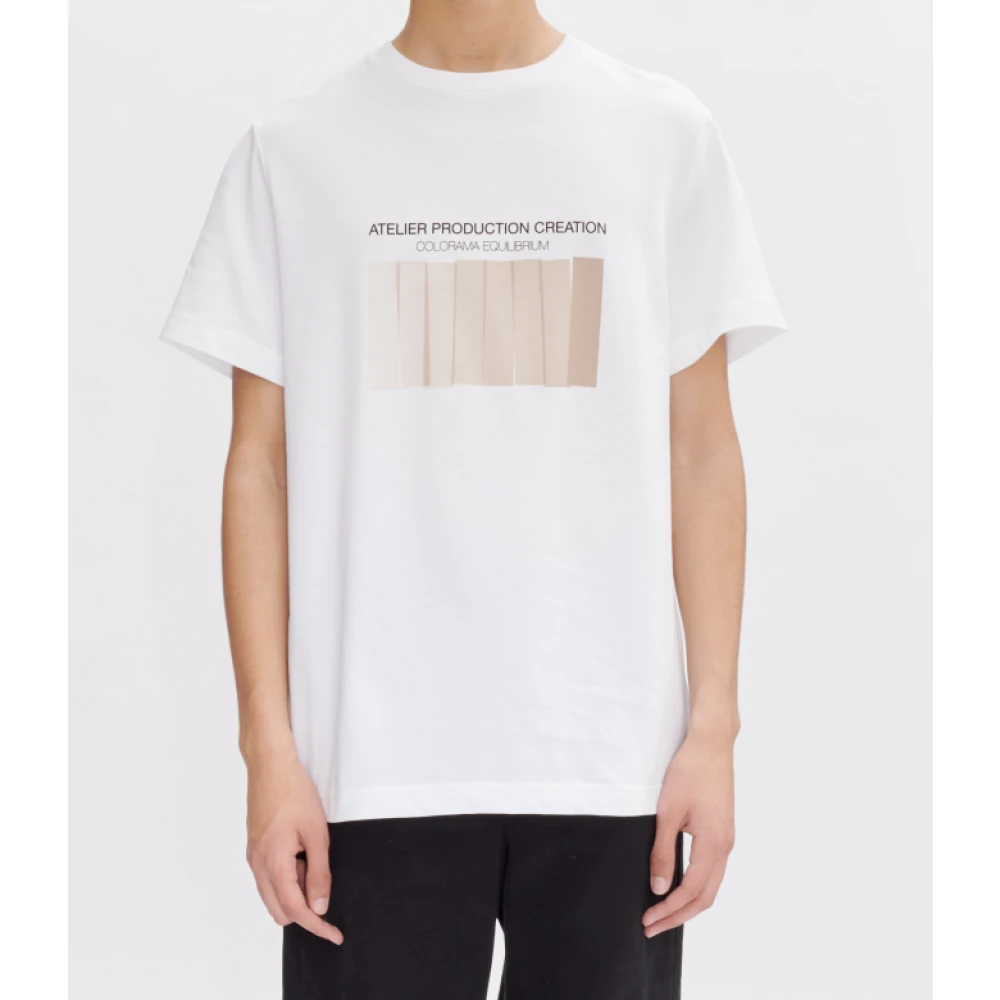 A.p.c. Casual Katoenen T-shirt White Heren