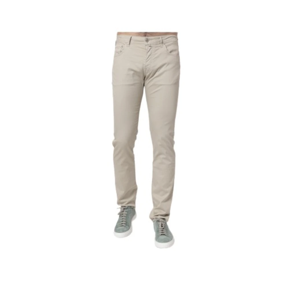 Jacob Cohën Men's Beige Straight Jeans,, Cotton Denim Jeans W31