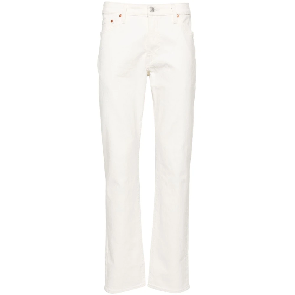 Levi's Slim Fit Witte Katoenen Jeans White Heren