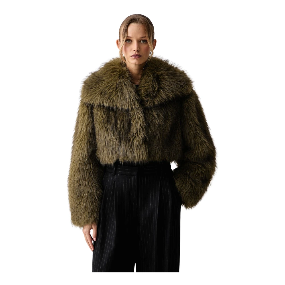 Patrizia Pepe Donna Verde - Coats - Jackets - S - Immagine 5