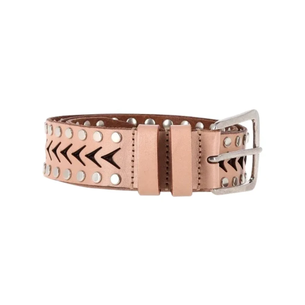 Yves Saint Laurent Vintage Pre-owned Leather belts Pink Dames