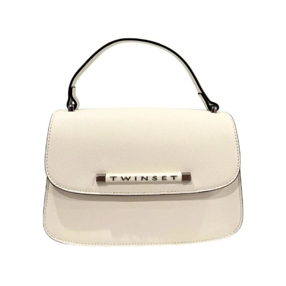 Twinset Women's White Polyethylene Shoulder Bag