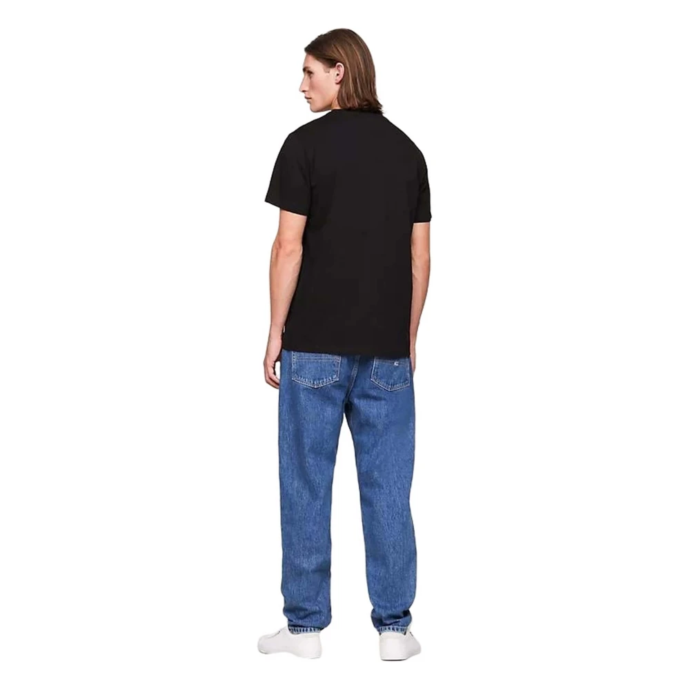 Tommy Hilfiger Essentiële T-shirt Black Heren