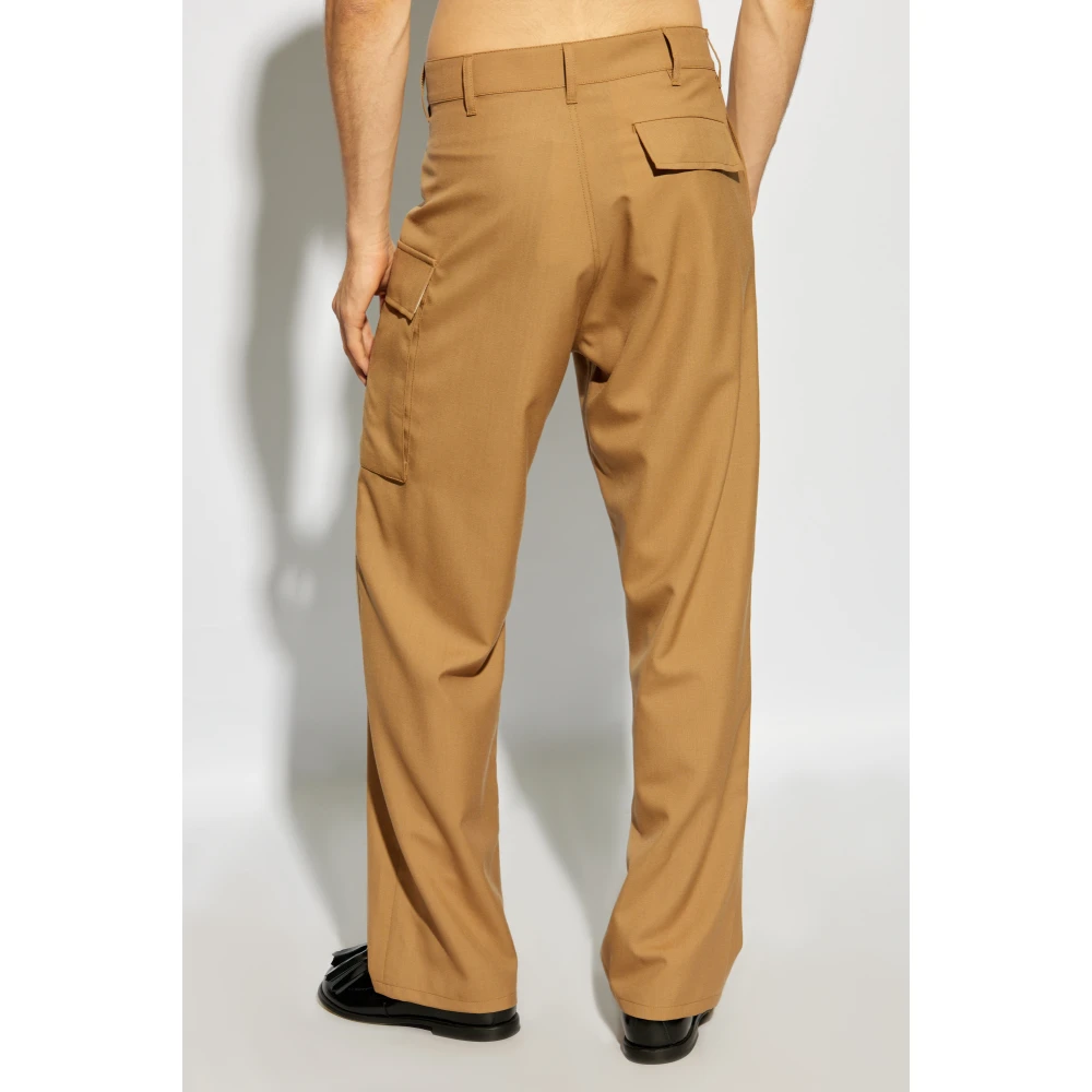 Marni Wollen broek Brown Heren
