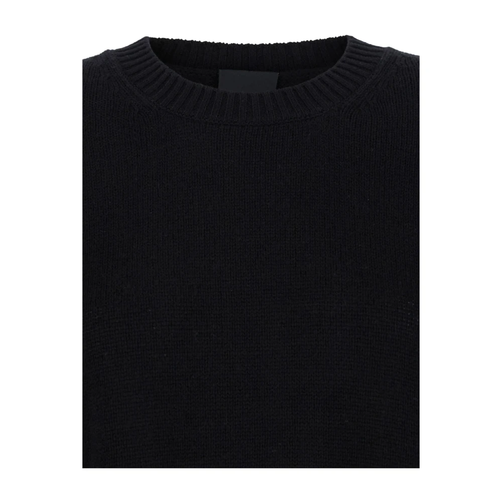Plain Units Kasjmier Crewneck Sweater Zwart Black Dames