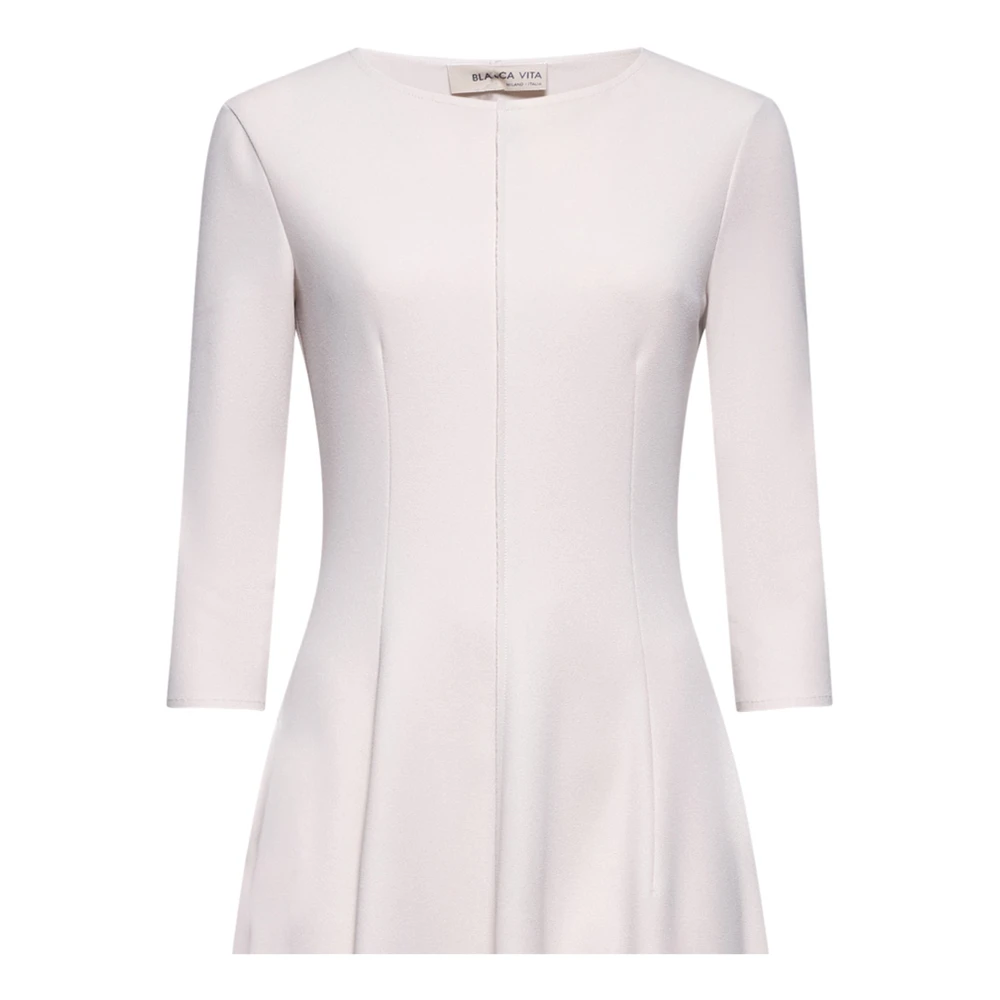 Blanca Vita Crème Jurk voor Vrouwen Beige Dames