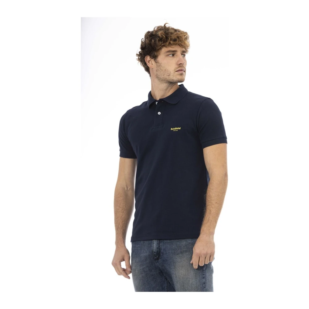 Baldinini Elegante polo met korte mouwen Blue Heren