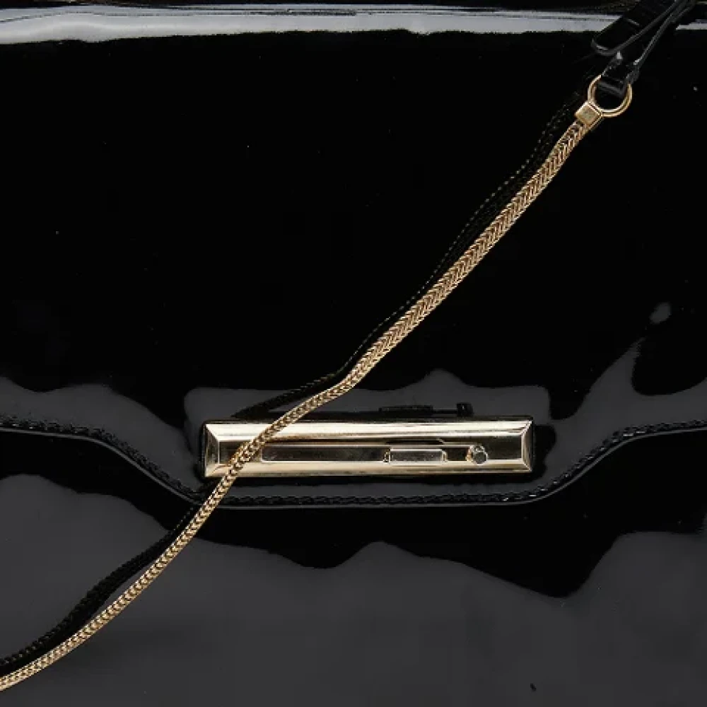 Valentino Vintage Pre-owned Leather shoulder-bags Black Dames