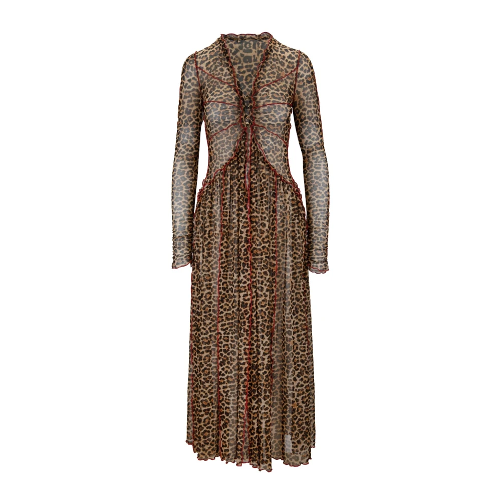 Aniye By Dierenprint Langemouw Cardigan Brown Dames