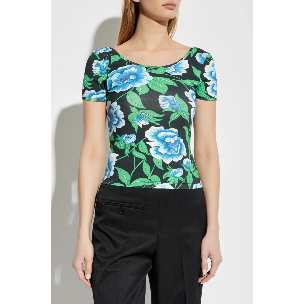 Kenzo Top met bloemmotief Multicolor Dames