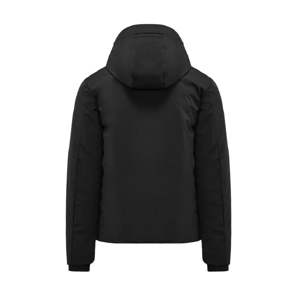 BomBoogie Winterjas Zwart Minimalistisch Design Black Heren